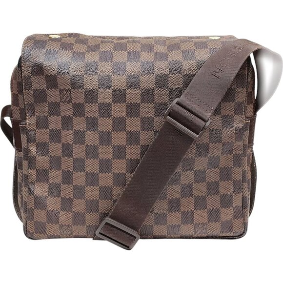 238405BK (X6) Louis Vuitton Crossbody Bag Naviglio Brown Damier - Picture 1 of 9